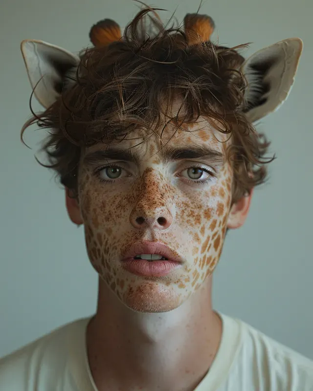 Animal Face Hybrid Portraits