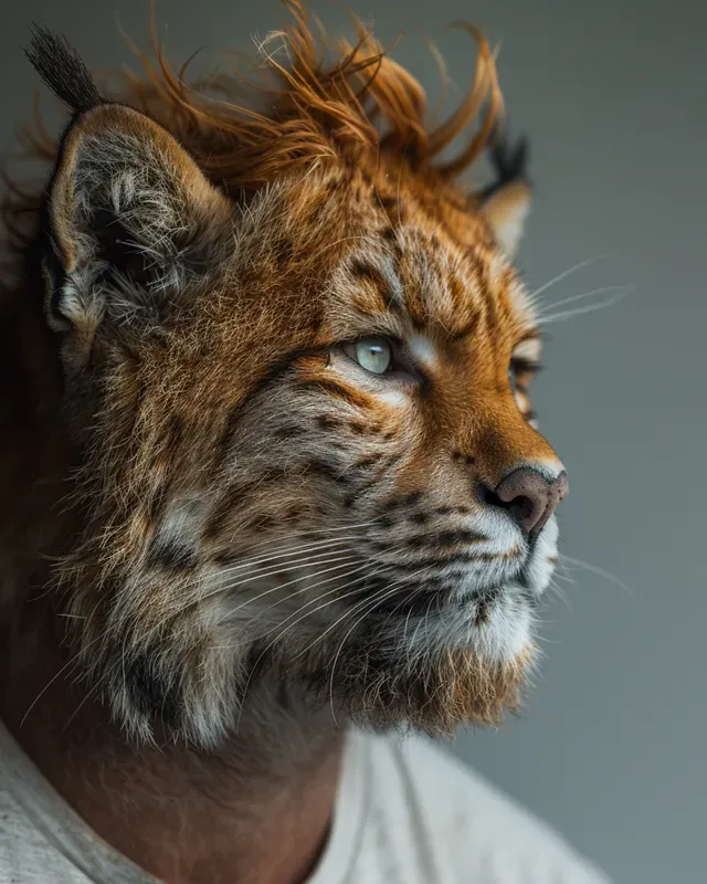 Animal Face Hybrid Portraits