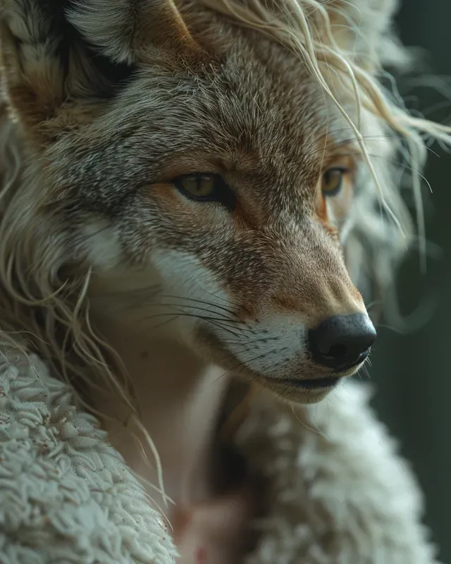Animal Face Hybrid Portraits