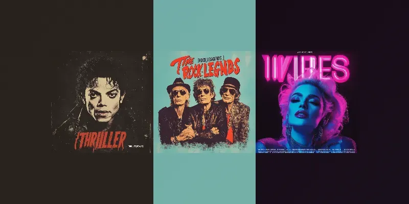 Minimalist Album Cover Designs generated by undefined