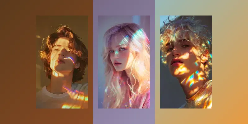 Radiant Ethereal Portraits generated by undefined
