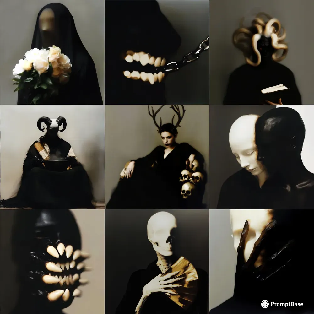 Blurred Dark Surrealism Art