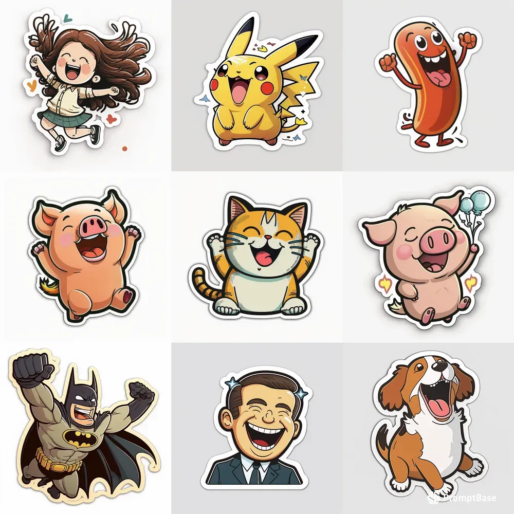 Cute Cartoon Stickers