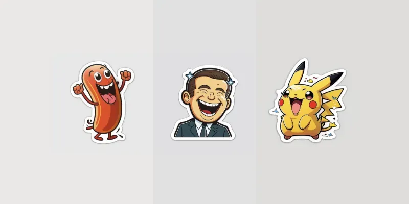 Cute Cartoon Stickers generated by undefined
