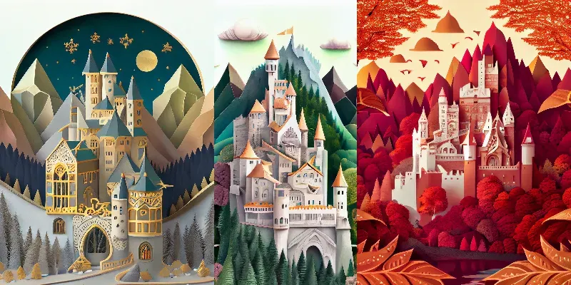 Paper Cut Castles generated by undefined
