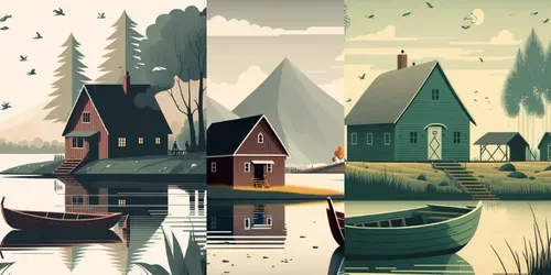 Peaceful Places generated by midjourney