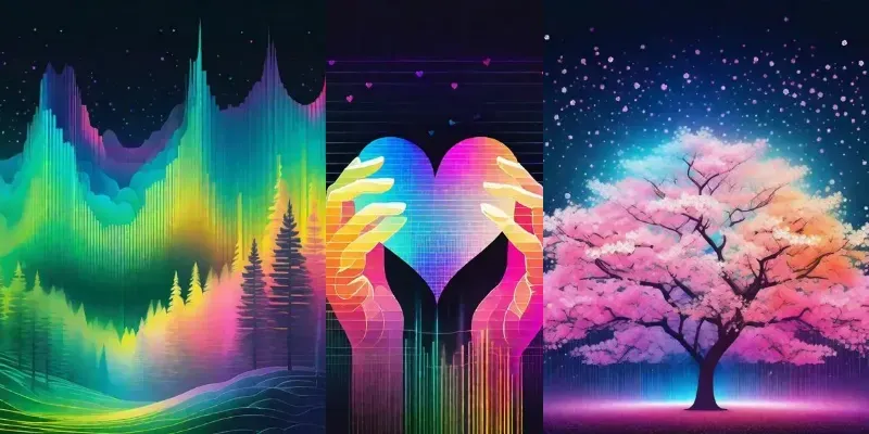 Spectrogram Art generated by undefined
