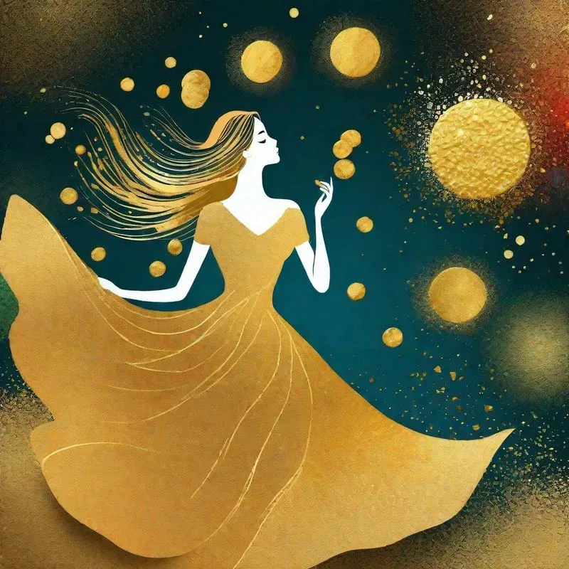 Gold Powder Collages