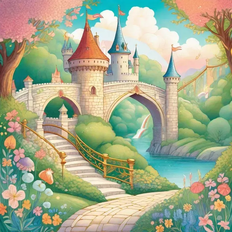 Fairy Tale Scene Illustrations