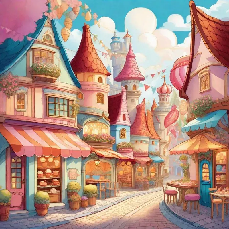 Fairy Tale Scene Illustrations