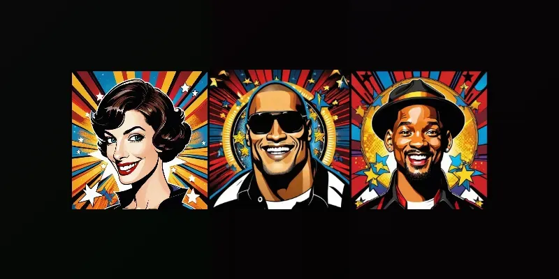 Retro Pop Star Characters