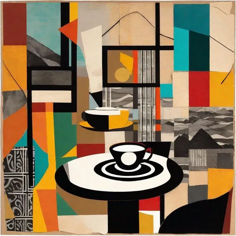 Papier Colle Collage Art