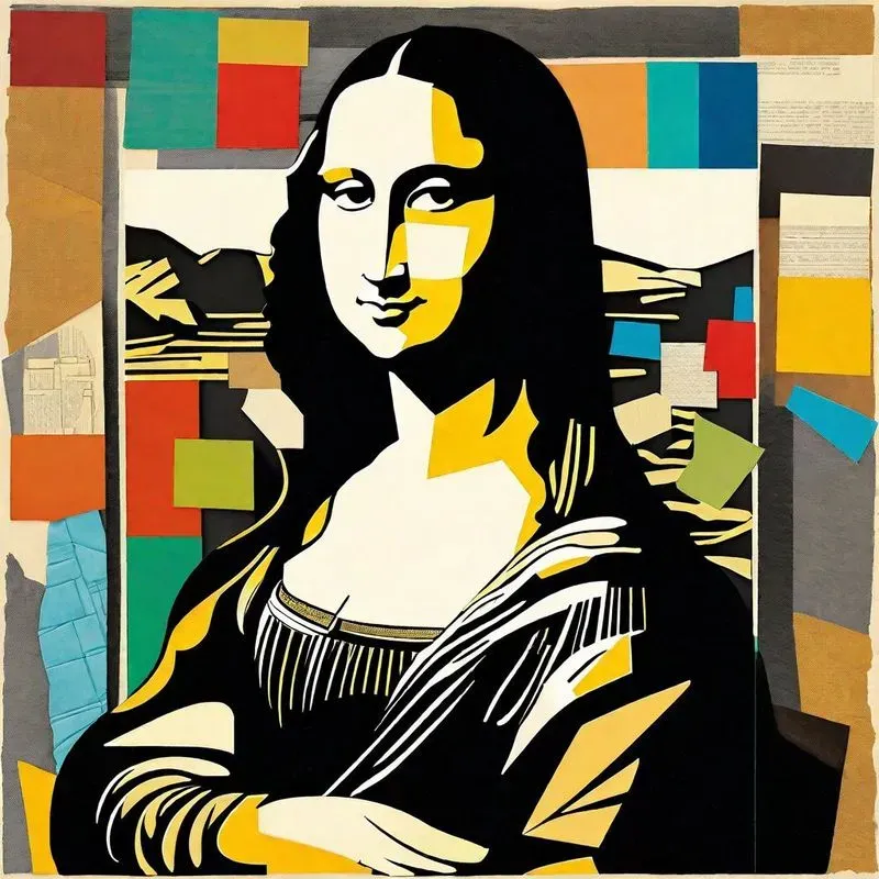 Papier Colle Collage Art