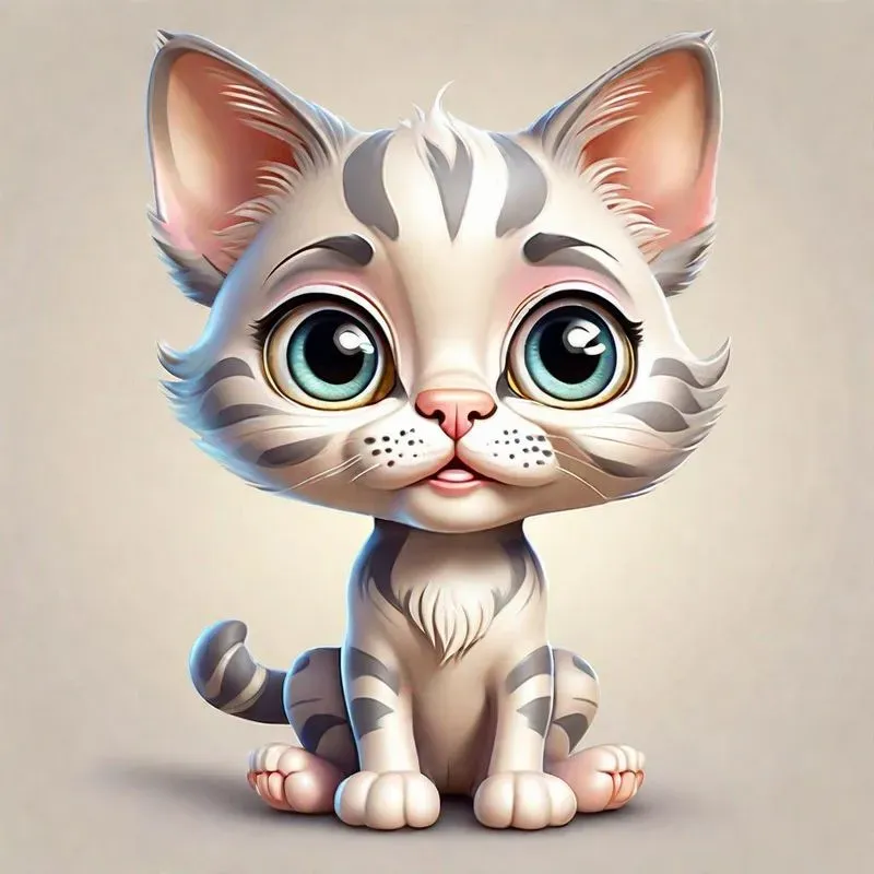 Cute Animal Digital Characters