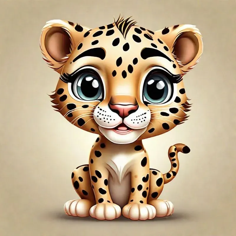 Cute Animal Digital Characters