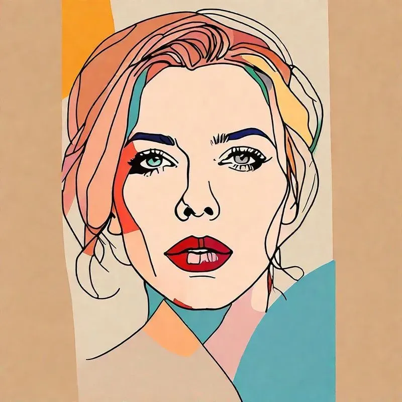 One Line Celebrity Drawings