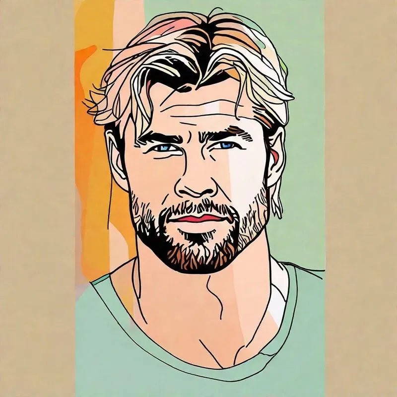 One Line Celebrity Drawings