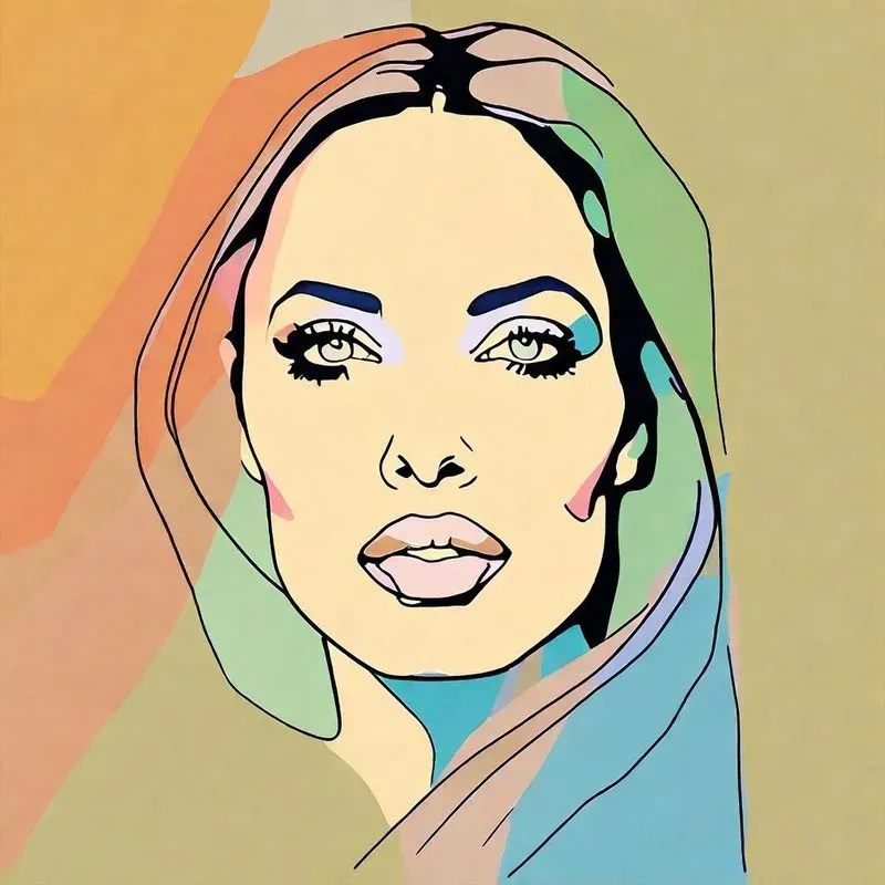 One Line Celebrity Drawings