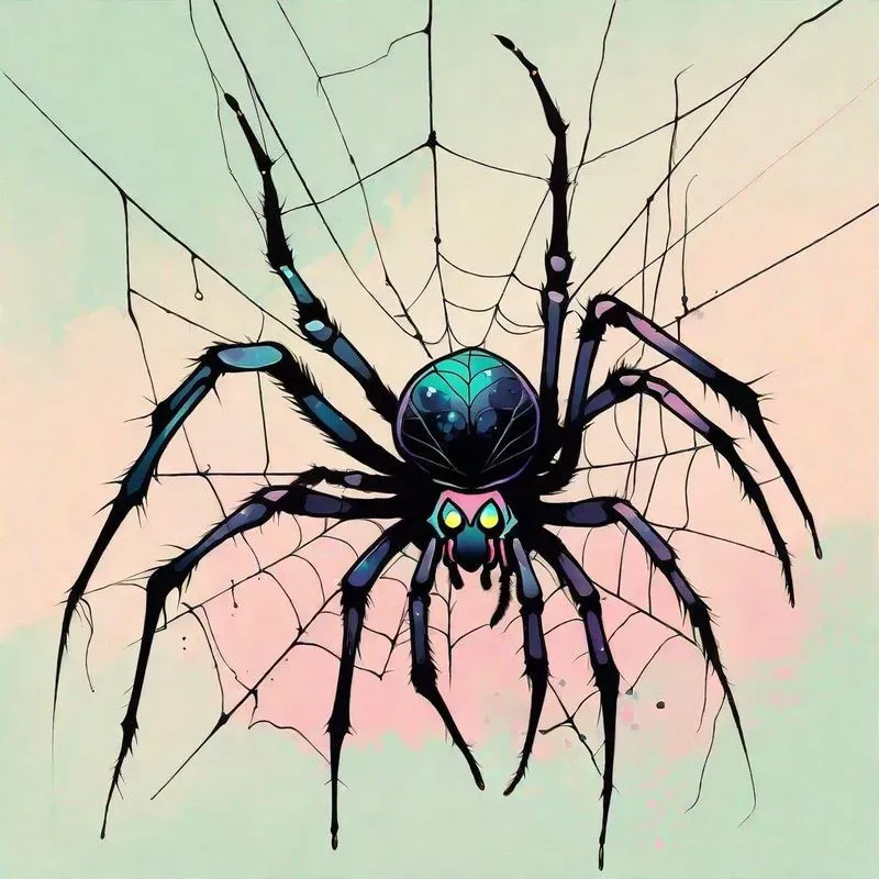 Insect Pastel Ink Paintings