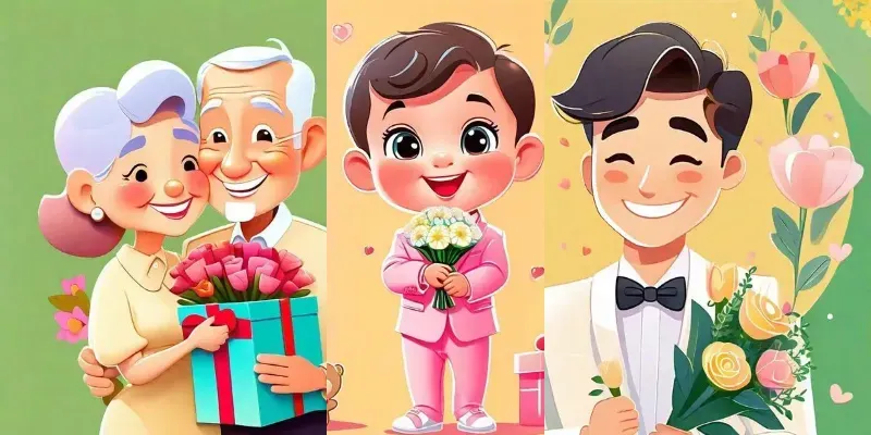 Romantic Proposal Illustrations