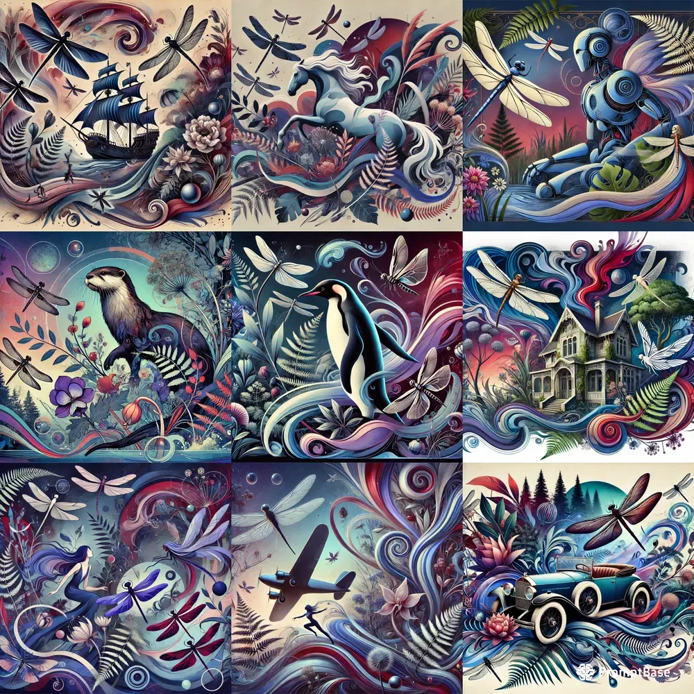 Dreamscapes Of Enchanted Fluid Graces