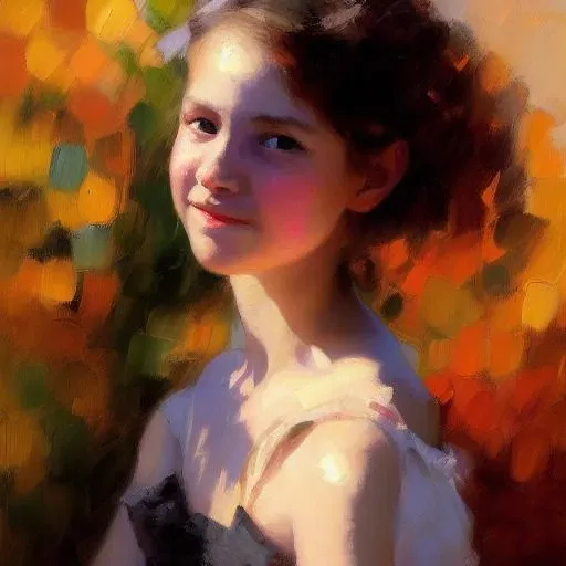 Warm Dreamy Impressionistic Portraits
