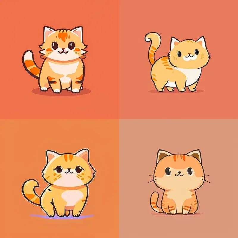 Cute Cats Illustrations