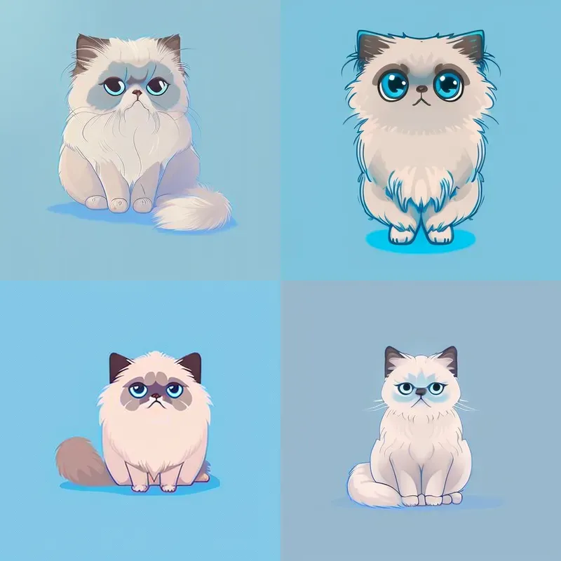 Cute Cats Illustrations