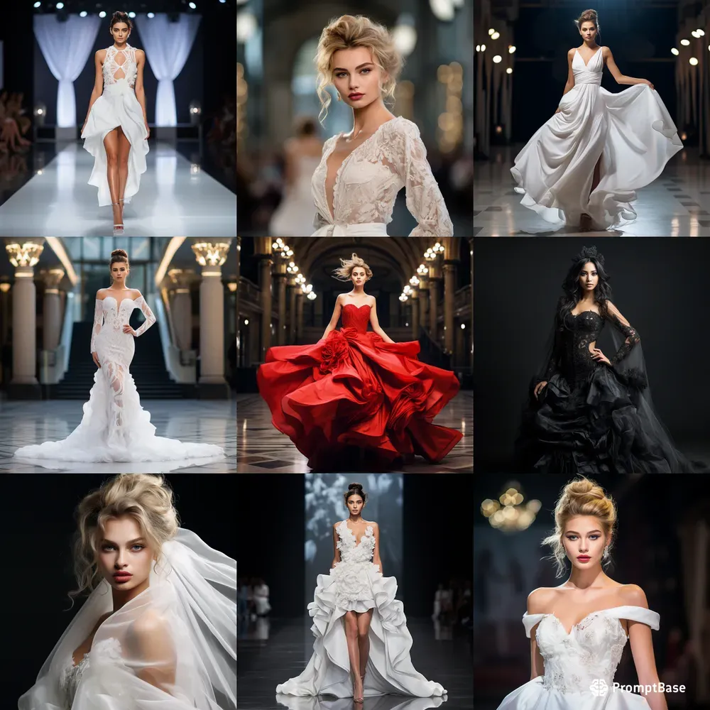 Glamorous Bridal Dresses On Runways