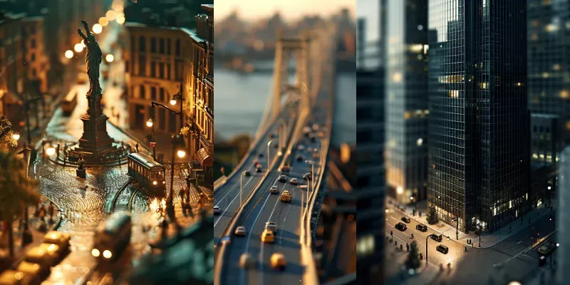 Tiny Cityscapes generated by undefined