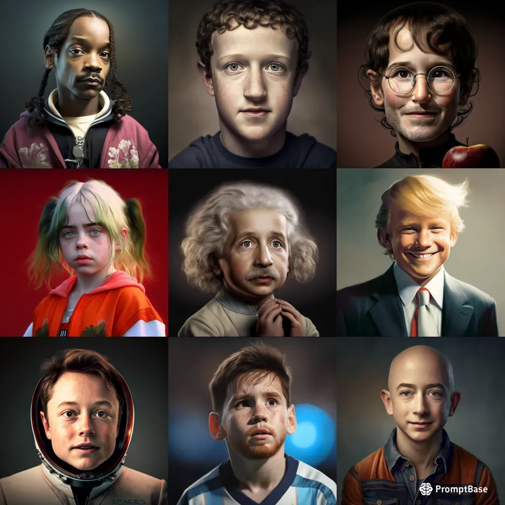 Baby Faces Toddler Cartoons