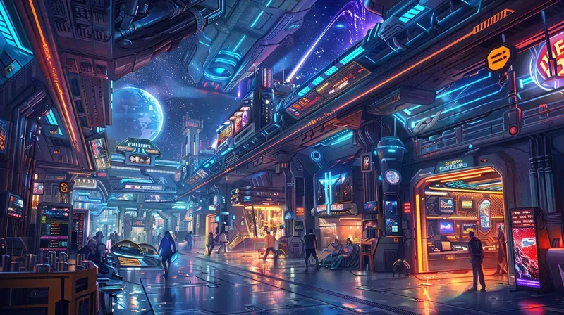 Sci Fi Point And Click Game Art