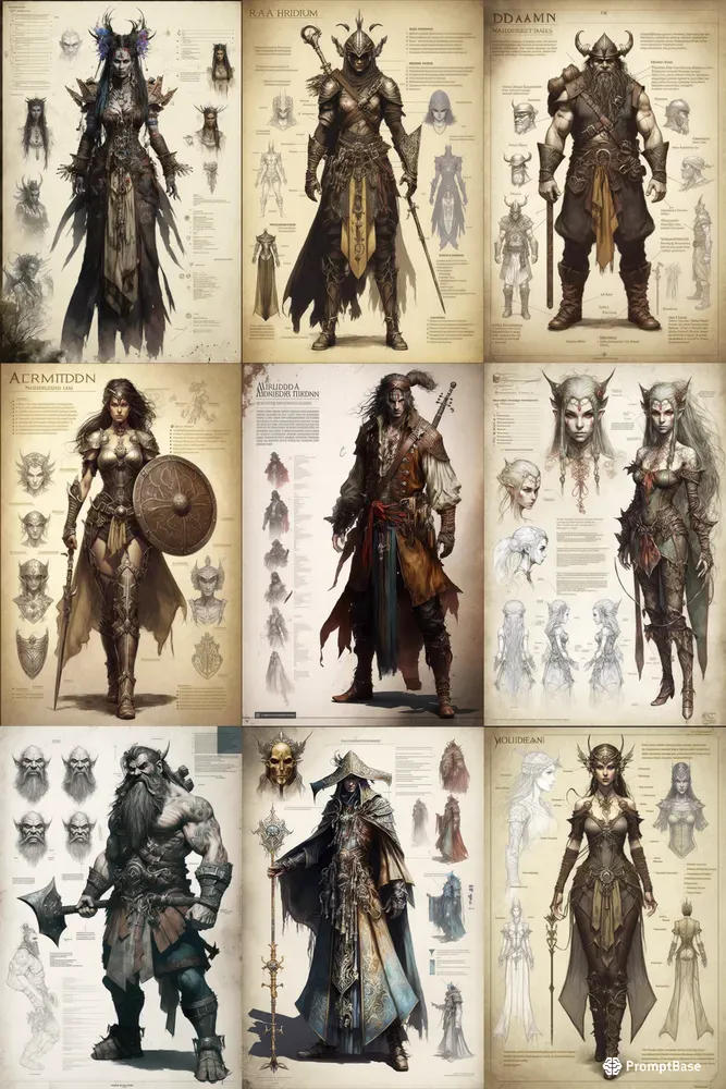 Dungeon And Dragons Character Sheets