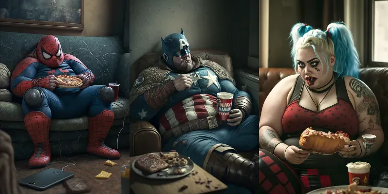 Super Sized Heroes generated by undefined