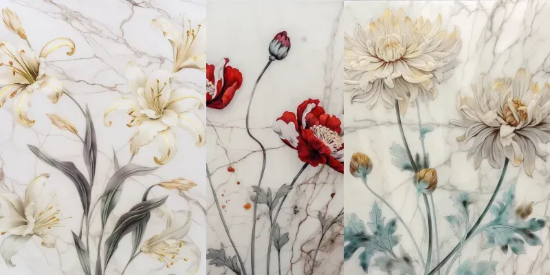 Marble Paintings generated by undefined