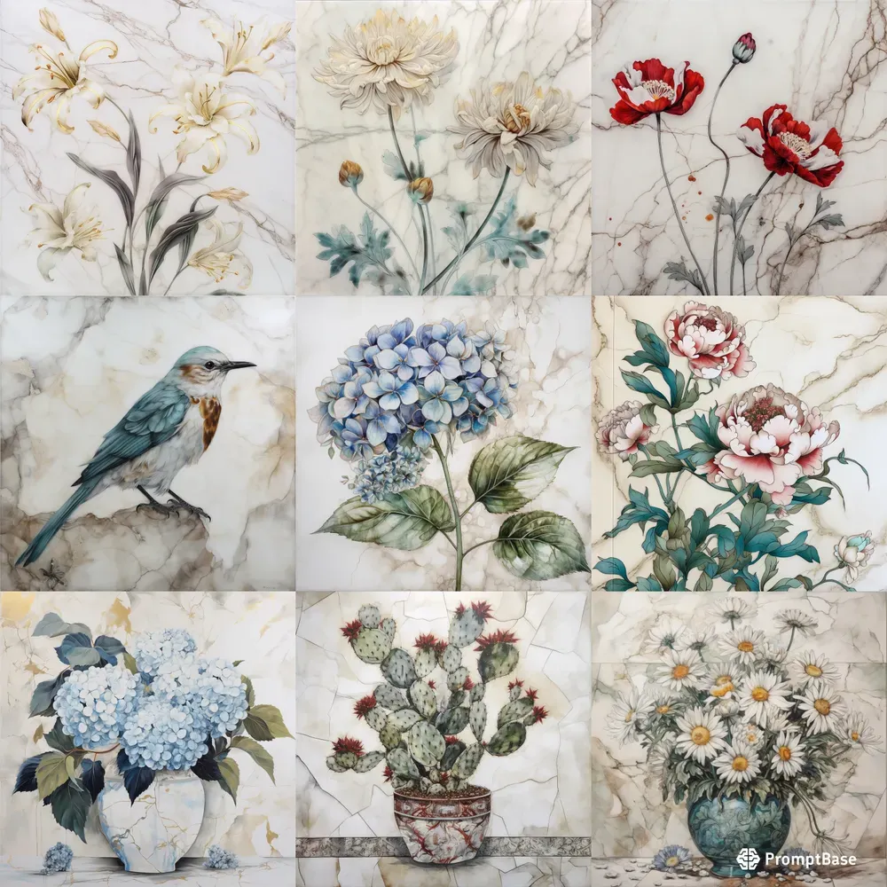 Marble Paintings