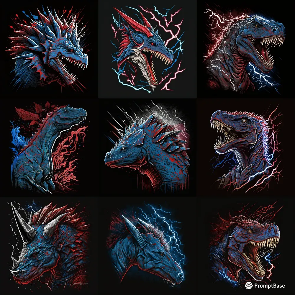 Epic Dinosaur T-shirt Designs