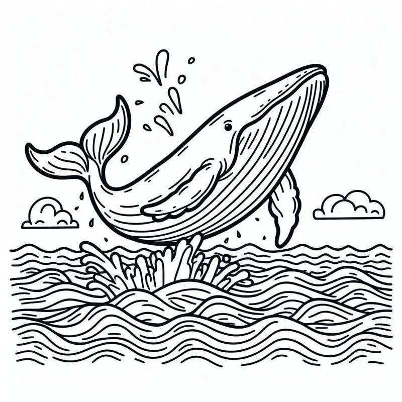 Cute Marine Life Coloring Pages For Kids