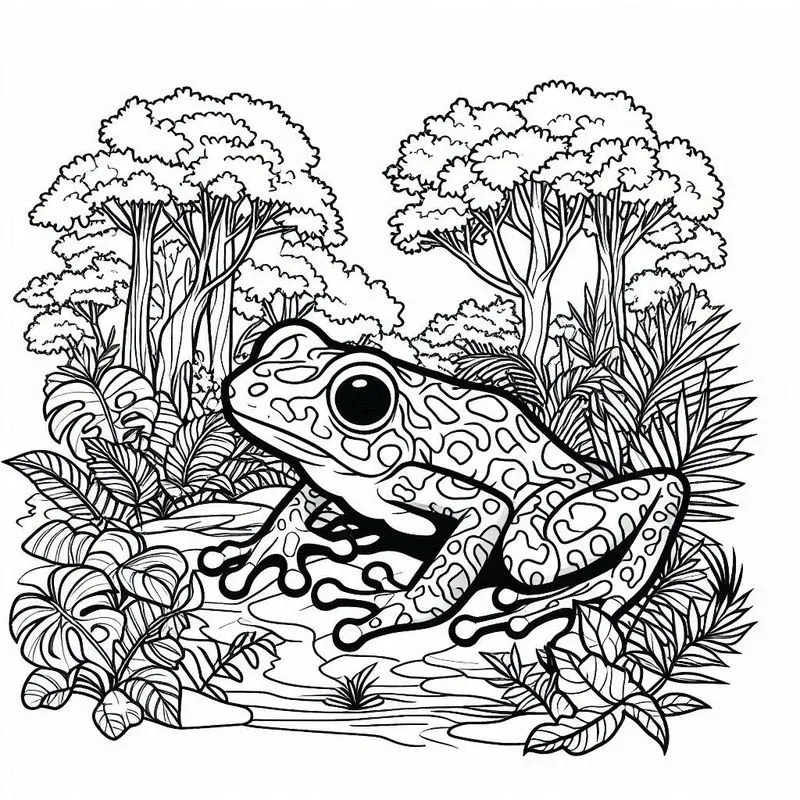 Amazon Animal Coloring Pages For Kids