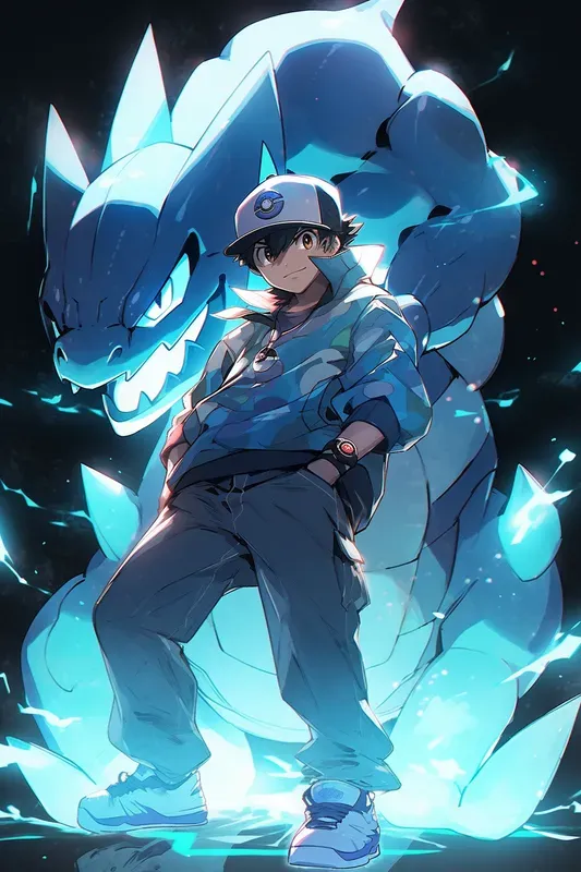 Anime Pokemon Trainers With Pokemon