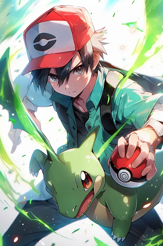 Anime Pokemon Trainers With Pokemon