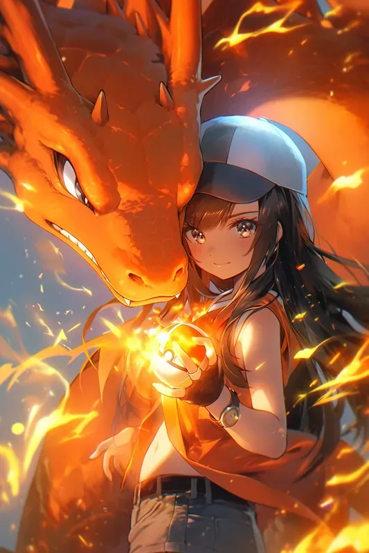 Anime Pokemon Trainers With Pokemon