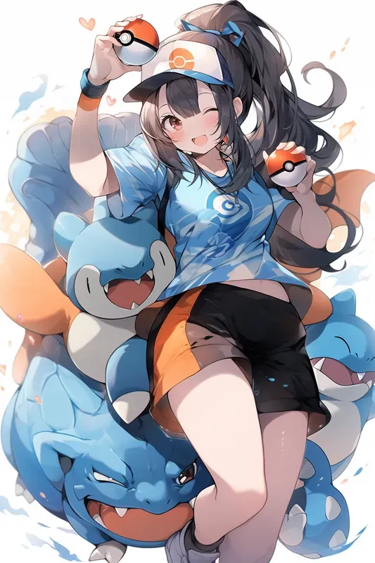Anime Pokemon Trainers With Pokemon