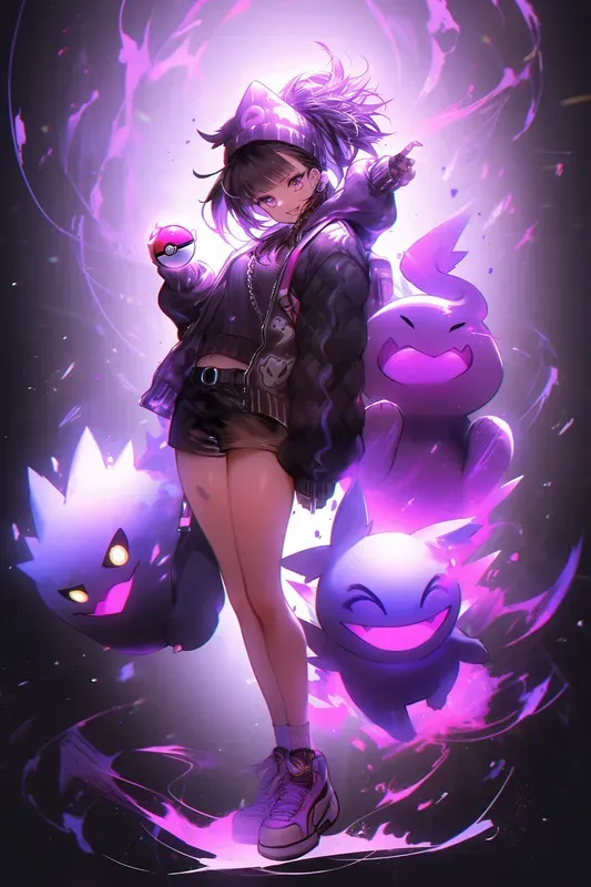 Anime Pokemon Trainers With Pokemon