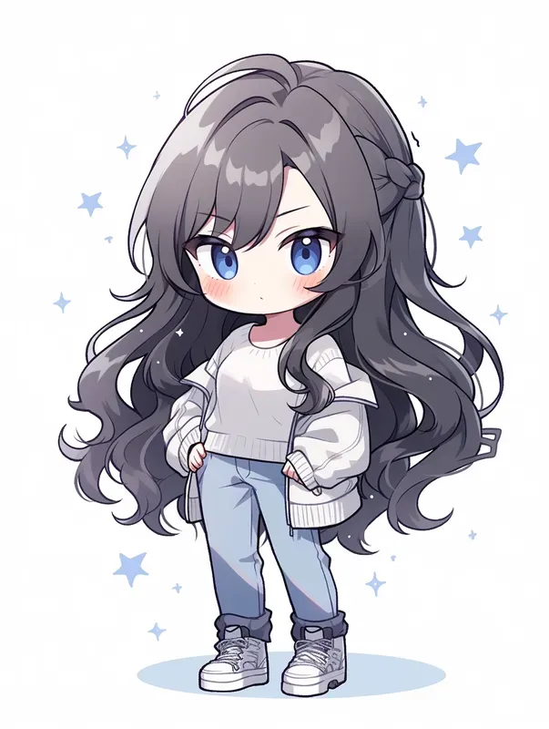 Chibi Girls In Fashion Outfits