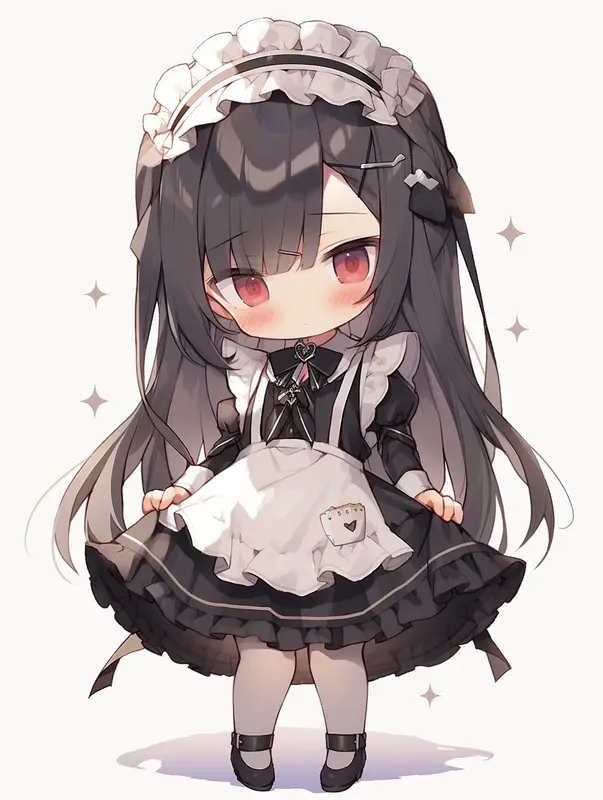 Chibi Girls In Fashion Outfits