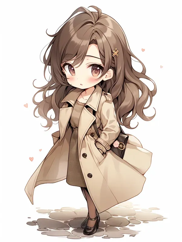 Chibi Girls In Fashion Outfits