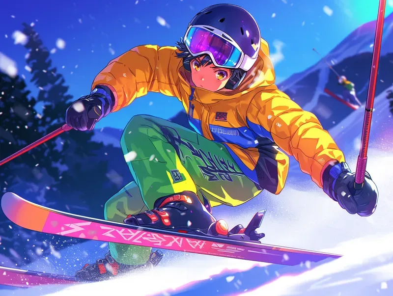Anime Outdoor Sport Characters