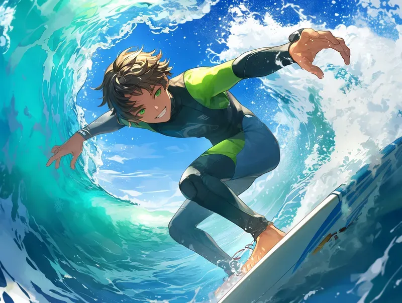 Anime Outdoor Sport Characters