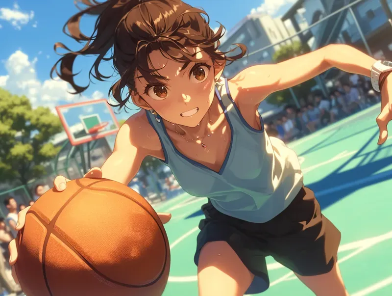 Anime Outdoor Sport Characters